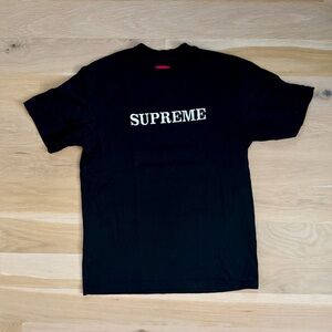 Supreme Floral Logo Crewneck T-Shirt, Size S Mens